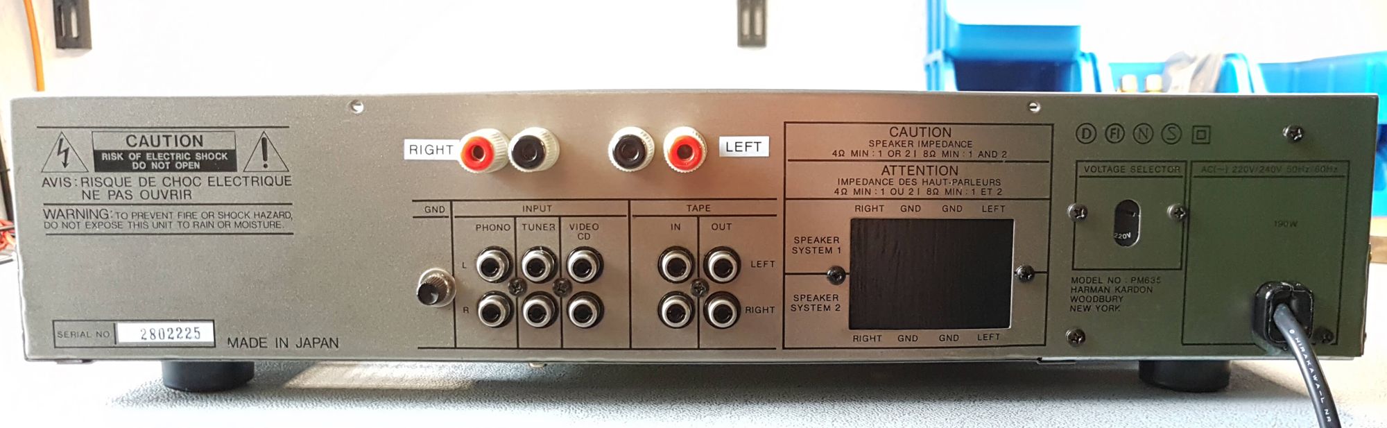 Harmon/Kardon PM635 HiFi Amplifier Restauration